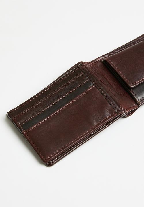 POLO - Small Multi Card And Coin Wallet - Brown