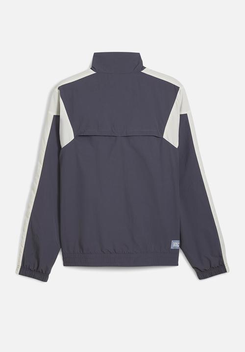 PUMA - Club de Course Archive Track Jacket WV - Oak Branch-Galactic Grey