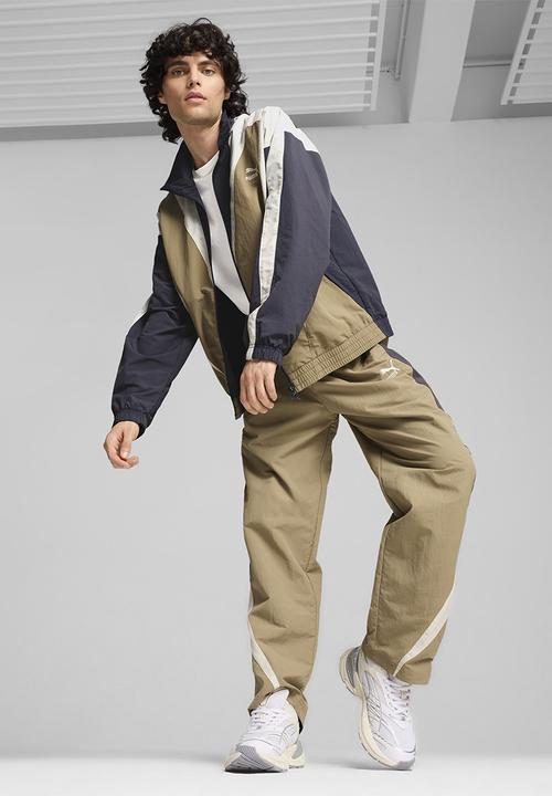 PUMA - Club de Course Archive Track Jacket WV - Oak Branch-Galactic Grey