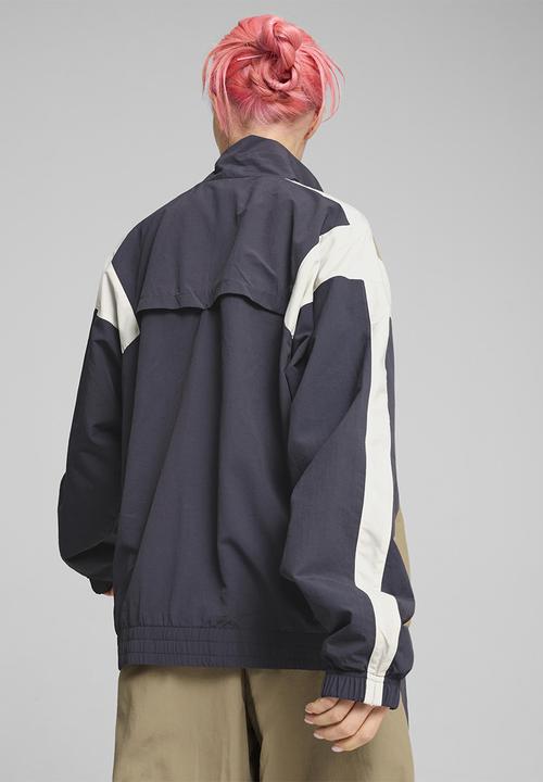 PUMA - Club de Course Archive Track Jacket WV - Oak Branch-Galactic Grey