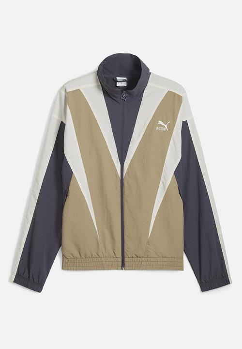PUMA - Club de Course Archive Track Jacket WV - Oak Branch-Galactic Grey