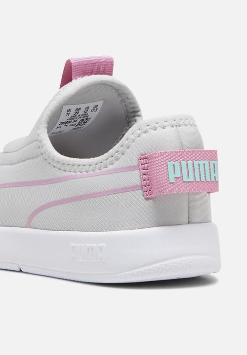 PUMA - Courtflex V3 Slip On Ps - Cool Light Gray-Mauved Out