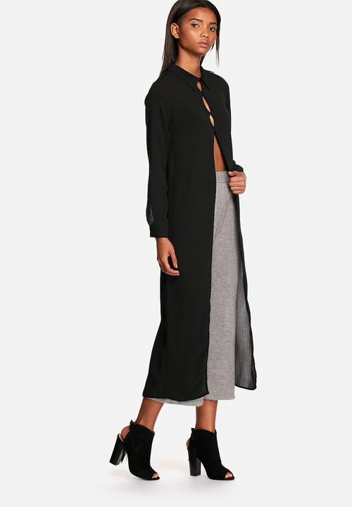 Neon Rose - Keyhole maxi shirt 