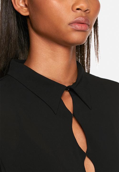 Neon Rose - Keyhole maxi shirt 