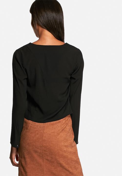 Neon Rose - Flared sleeved blouse