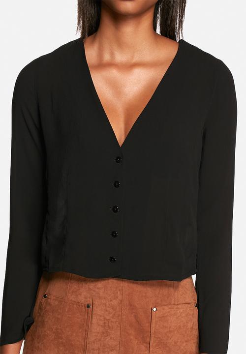 Neon Rose - Flared sleeved blouse
