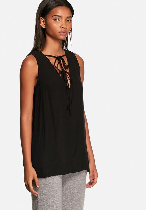 Neon Rose - Tie neck tunic