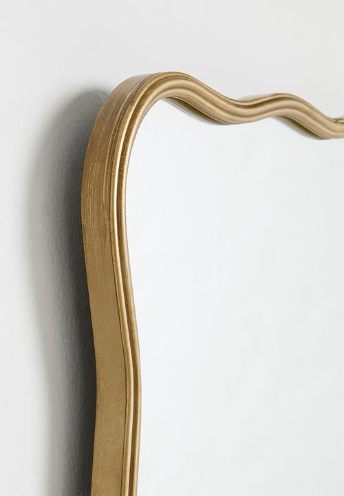 Sixth Floor - Curvy Mirror - Gold