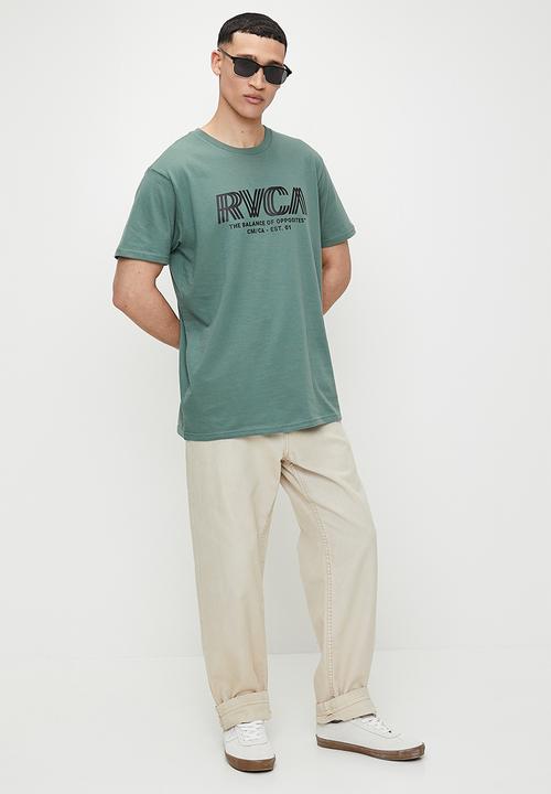 RVCA - Copy Ss Tee  -  Pine Grey