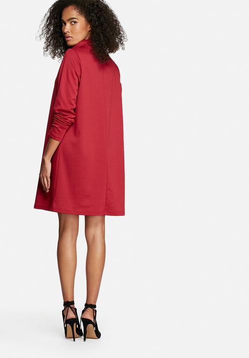dailyfriday - Chev polo neck dress