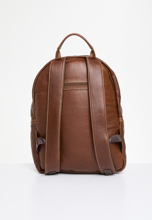 Thandana - Travel backpack - tobac leather