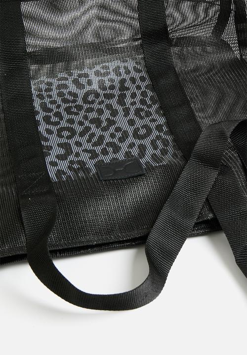 Thandana - Meshie large mesh bag - black