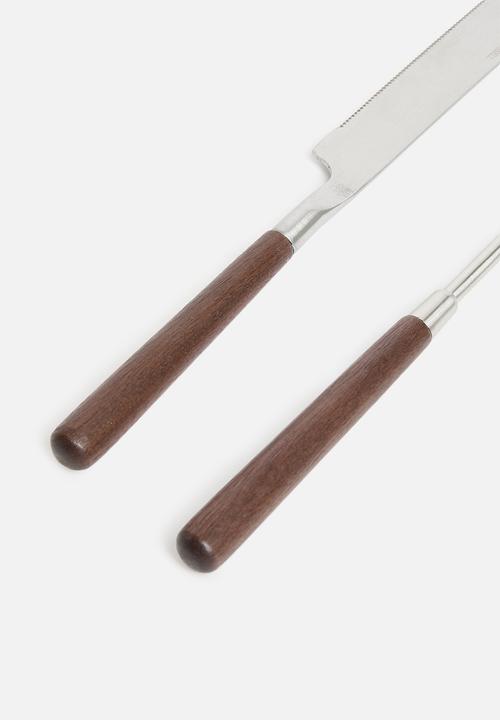 Nicolson Russell - Cake Serving Set - Natural