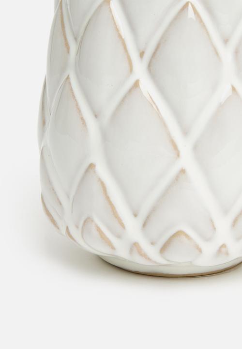 H&S - Artichoke candle holder set of 2 - natural