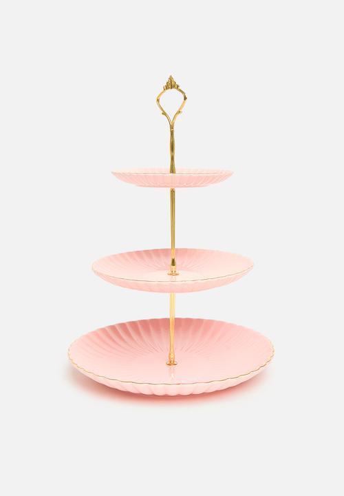 Nicolson Russell - 3 Tier Cake Stand - Pink