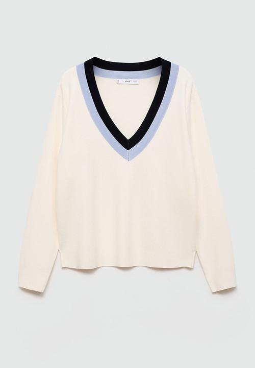 MANGO - Plus Sweater Liga - Light Beige