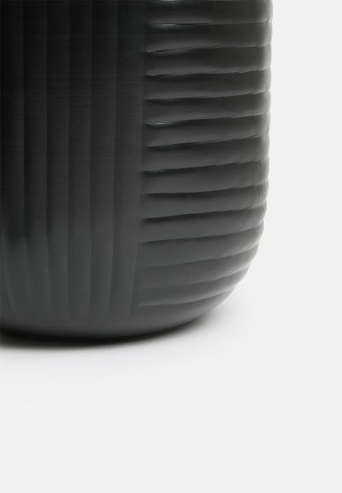 H&S - Metal Planter Set of 3 - Black