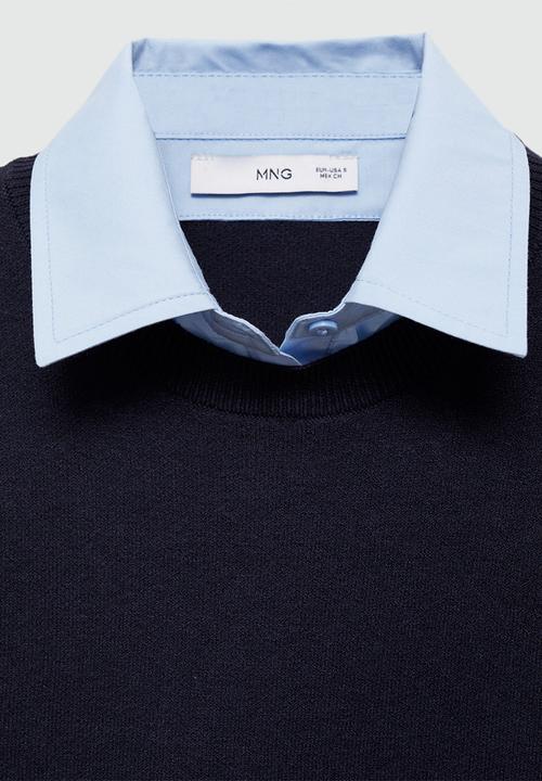 MANGO - Plus Sweater Fede - Navy