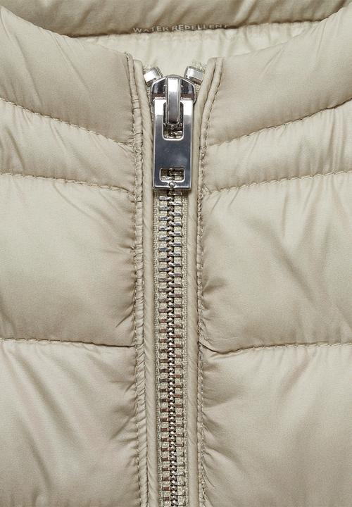 MANGO - Plus Outer Vest Blanvest -  Light/Pastel Grey