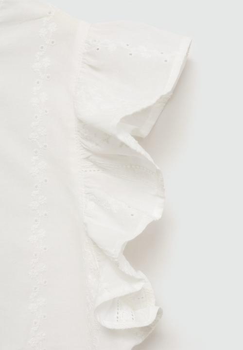 MANGO - Plus Top Slow - White