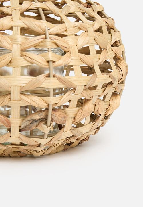 H&S - Calabash candle lantern - Natural