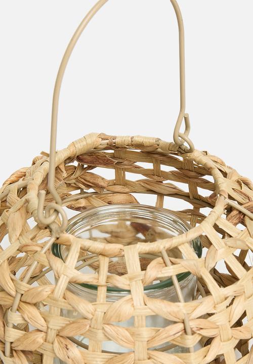 H&S - Calabash candle lantern - Natural