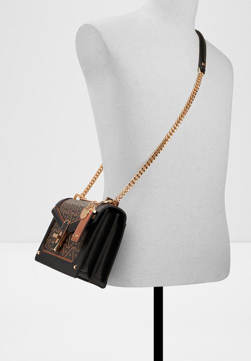 ALDO - Lanassi crossbody bag- brown overflow