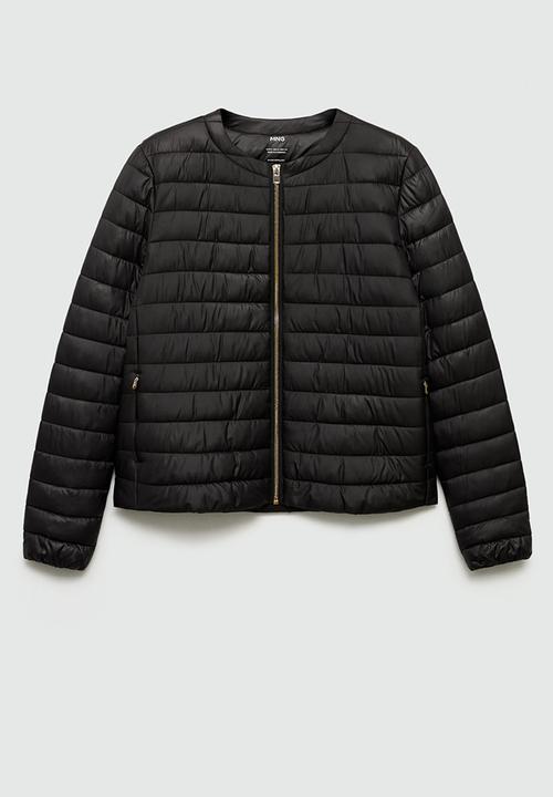 MANGO - Plus Puffer Coat Blandi - Black