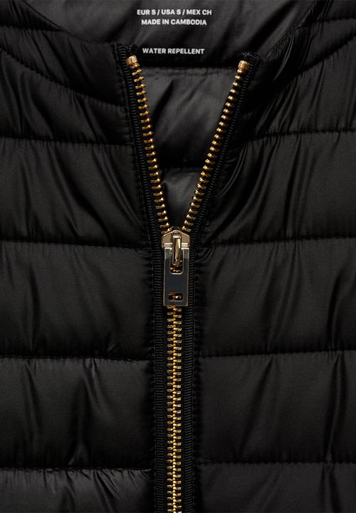 MANGO - Plus Puffer Coat Blandi - Black
