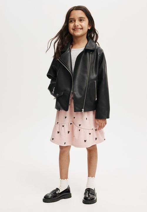 Cotton On - Everly fleece skirt - zephyr/hearts