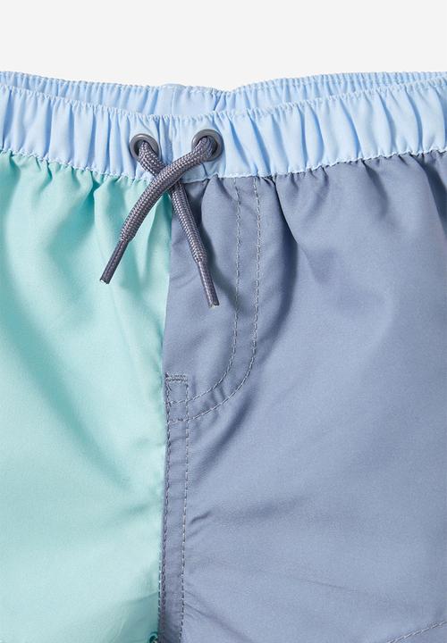 Cotton On - Bailey swim short - barber blue/colourblock