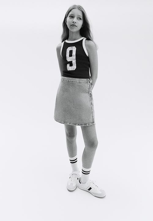H&M - Ribbed vest top - navy blue