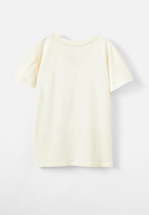Cotton On - Poppy short sleeve print tee - dark vanilla/bow