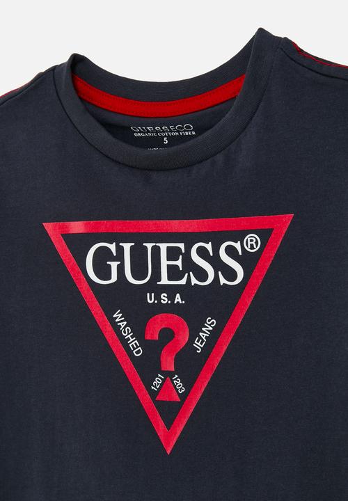 GUESS - Short sleeve T-shirt core - smart blue