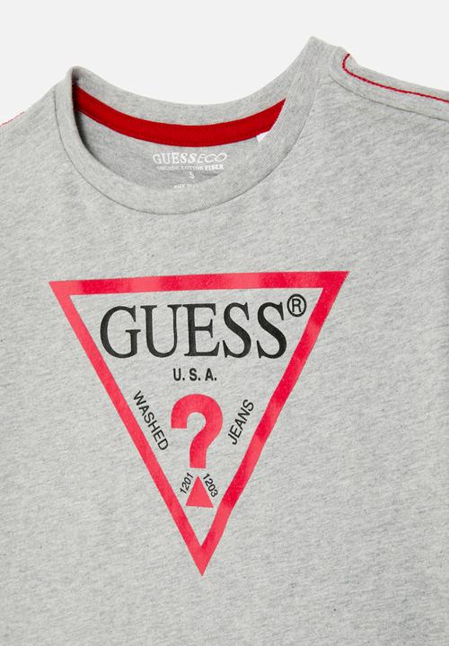 GUESS - Short sleeve T-shirt core - light heather grey