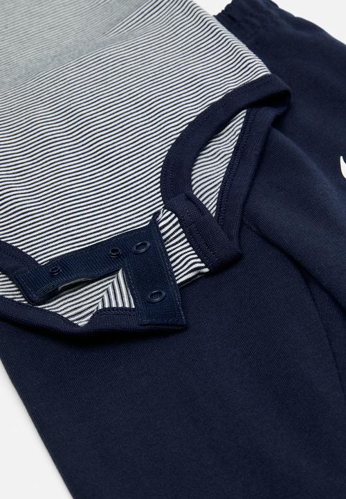 Nike - Nkn 2 pc striped ss bsps - midnight navy
