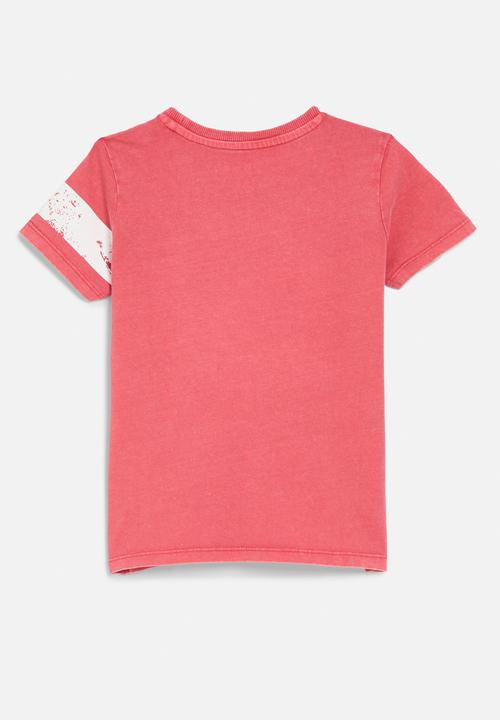 GUESS - Short sleeve T-shirt - rapid red