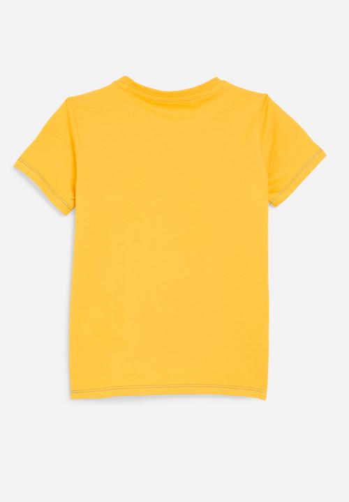 GUESS - Short sleeve T-shirt - muddy gold