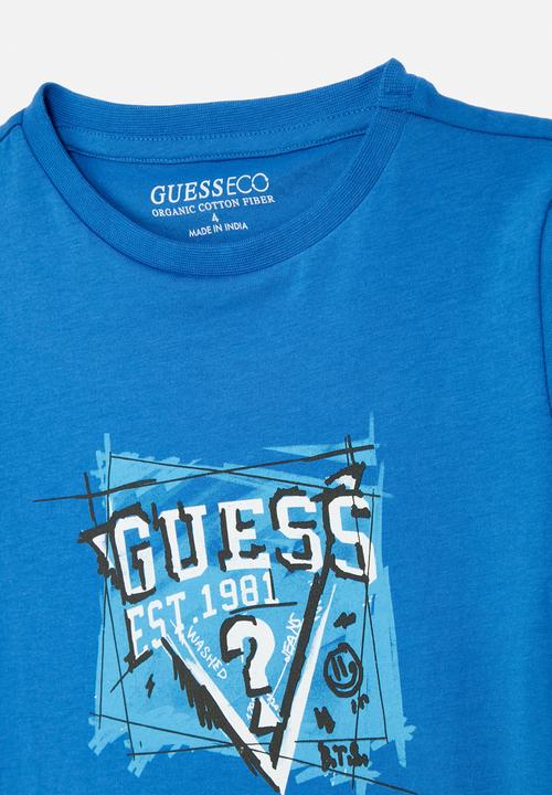 GUESS - Short sleeve T-shirt - royal cobalt