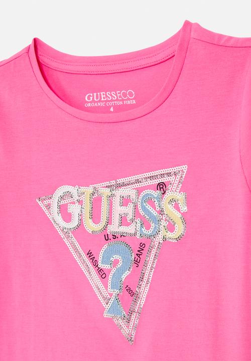 GUESS - Short sleeve T-shirt - caramel rose