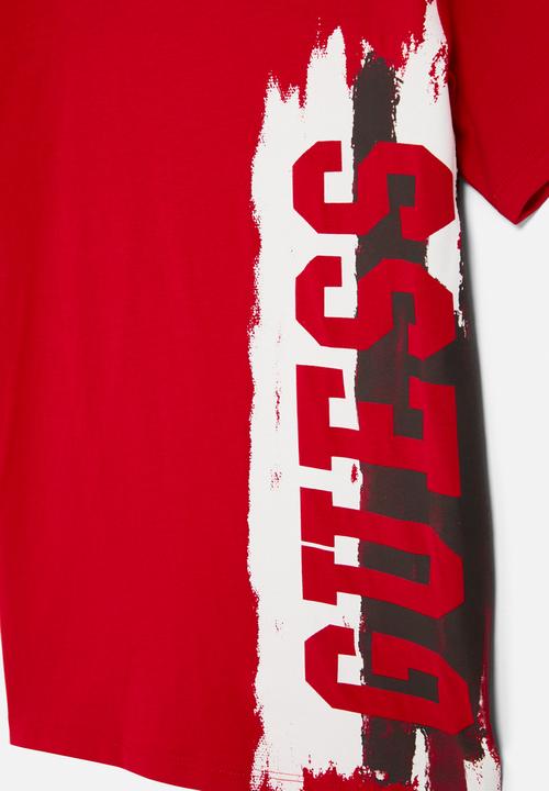 GUESS - Short sleeve T-shirt - rapid red