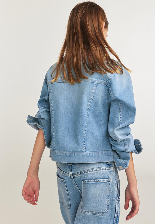 H&M - Denim jacket - light denim blue