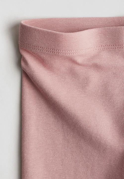 H&M - 3/4-length leggings - powder pink