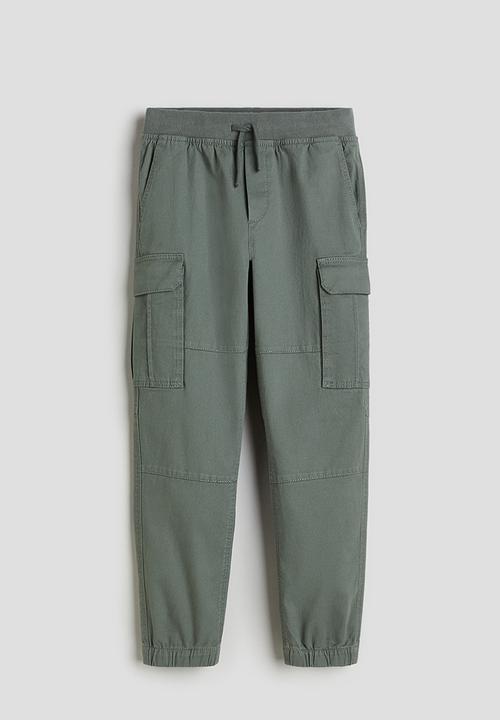 H&M - Cargo trousers - khaki green