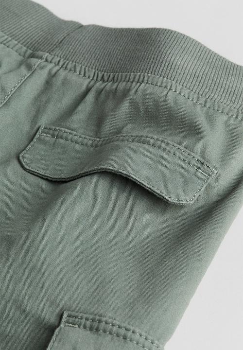 H&M - Cargo trousers - khaki green