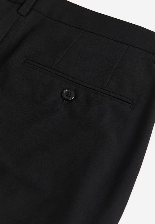 H&M - Slim fit trousers - black