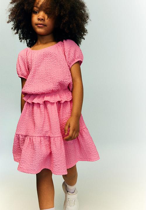 H&M - Puff-sleeved top - pink