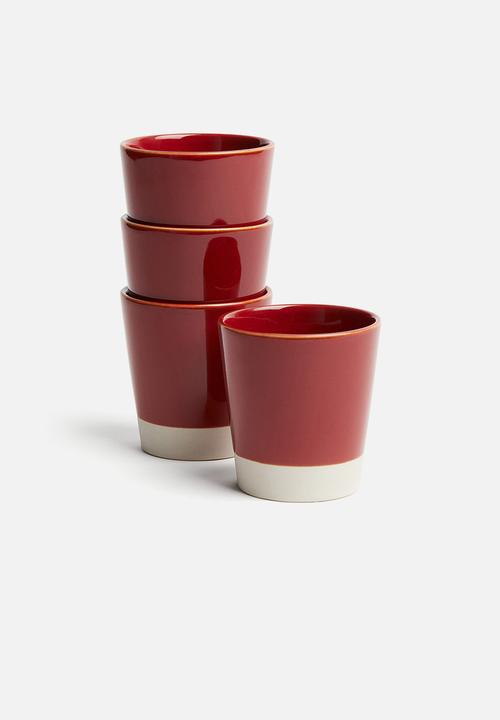 H&M - Stoneware mug - red