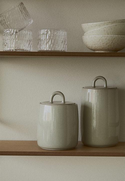 H&M - Stoneware jar - mole