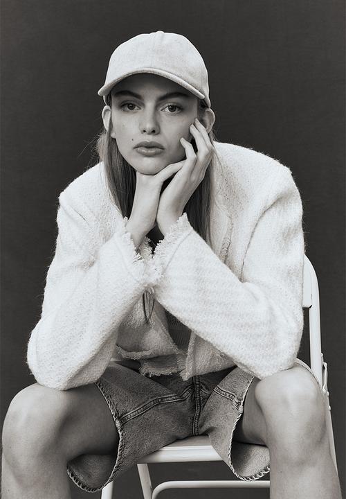 H&M - Frayed-edge textured-knit cardigan - cream